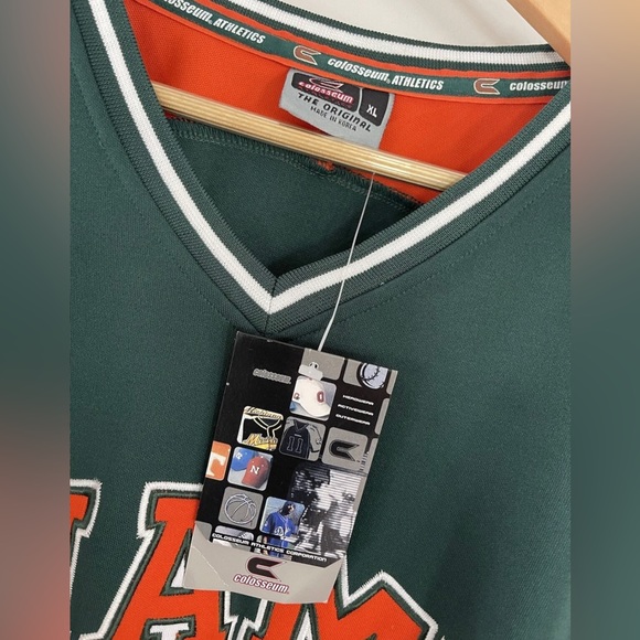 Miami Hurricanes Baseball Jersey. New With Tags. Size XL - Picture 6 of 7